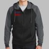 Sport Wick ® Varsity Fleece Full Zip Hooded Jacket Thumbnail