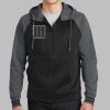 Sport Wick ® Varsity Fleece Full Zip Hooded Jacket Thumbnail